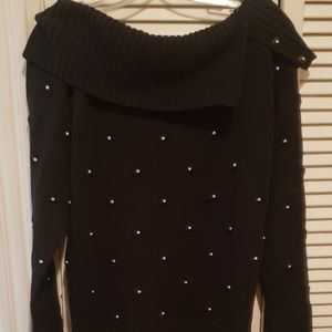 White House/Black Market cotton/acrylic sweater